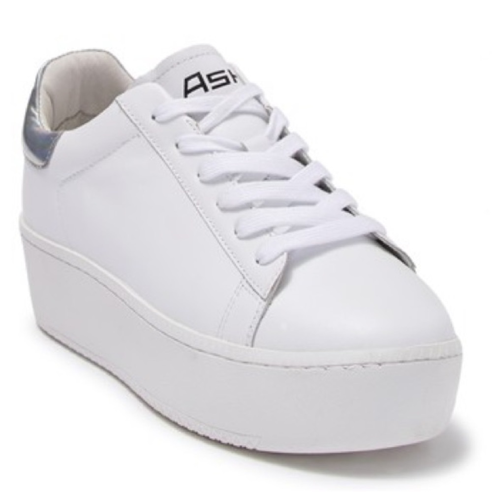 Ash White Leather Cult S Platform Sneakers‎ Sz. 36